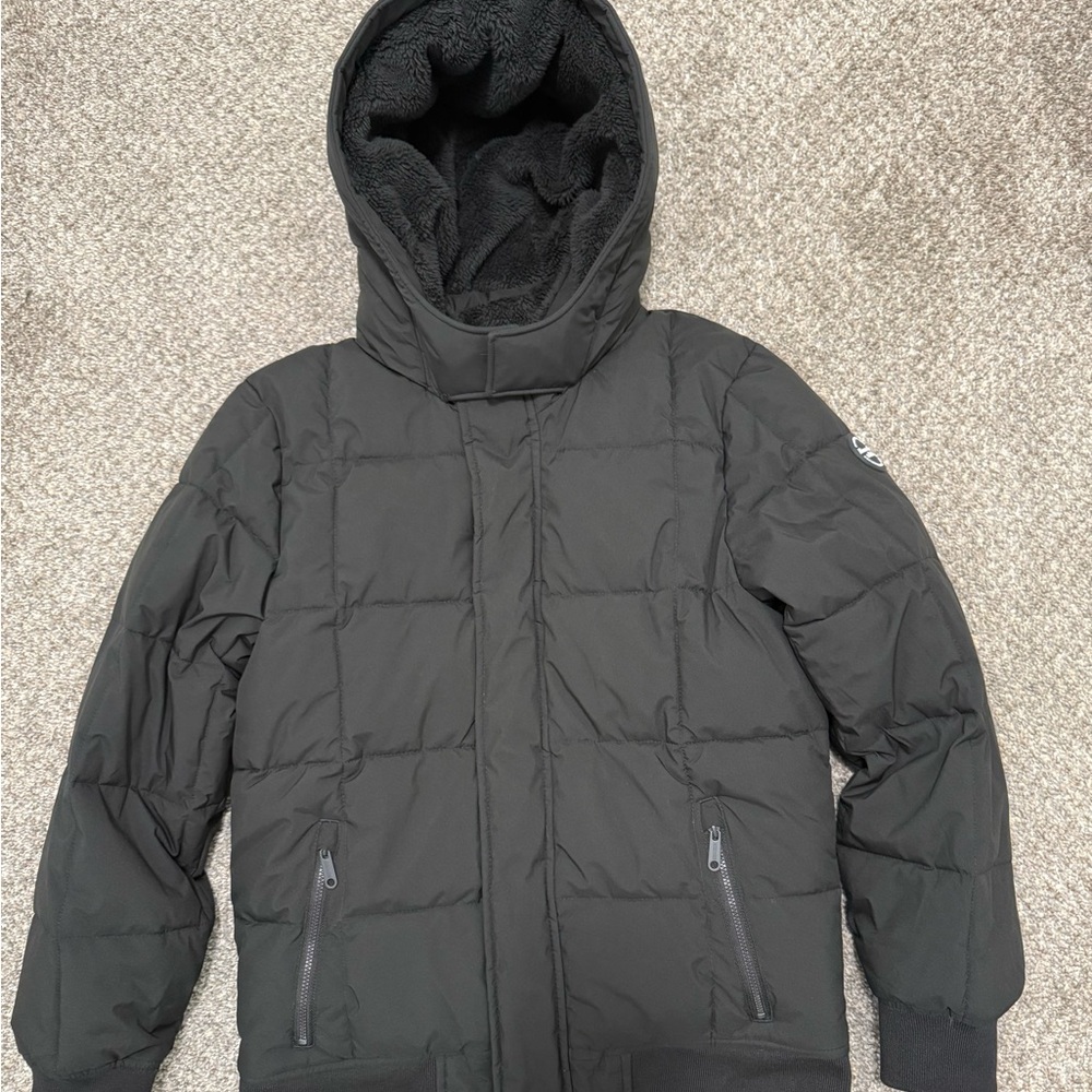 Abercrombie & Fitch Black Hooded Jacket